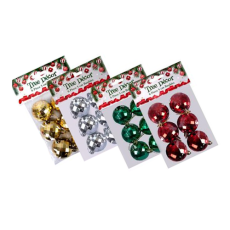 Christmas Tree Décor Mirror Balls 6pc, 5cm